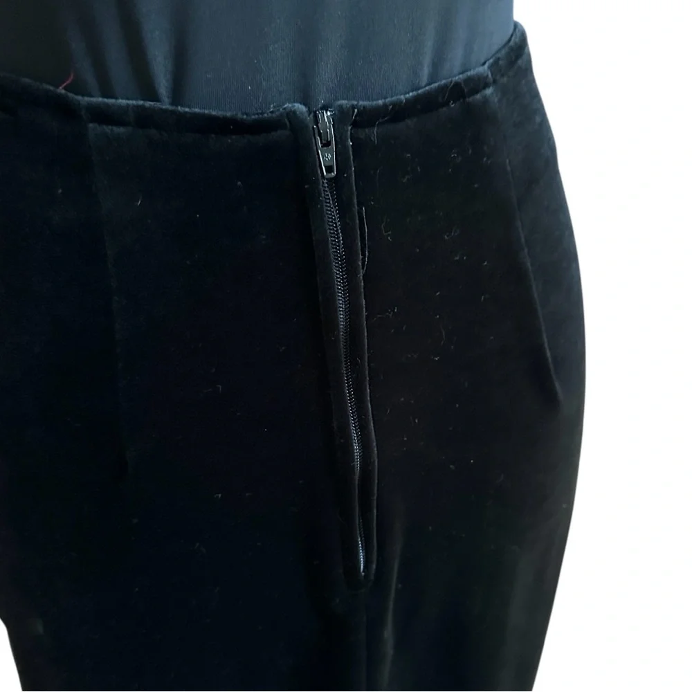 Tracy Evan’s nyc Vintage Black Maxi Skirt Velvet Size 3 EUC